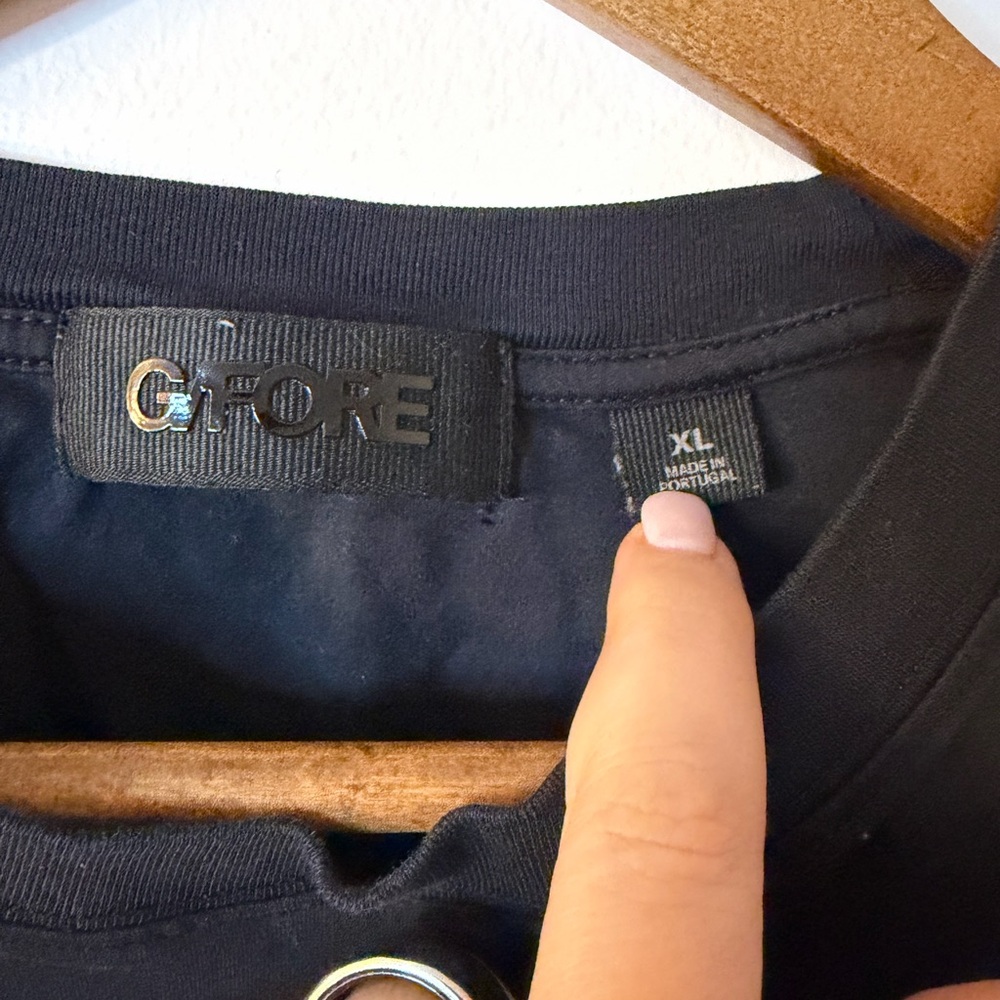 G/FORE Men’s Tee Black XL - Picture 3 of 5